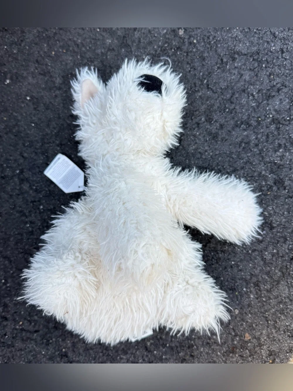 Jellycat London Munro Scottie Dog White Westie Terrier Puppy Plush Toy 10''